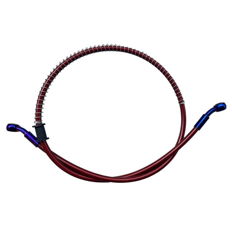 High-Pressure Steel Brake Hose for Scooter, 10mm Disc Brake Hose, Hydraulic Front and Rear Brake Hose, Titanium Gold