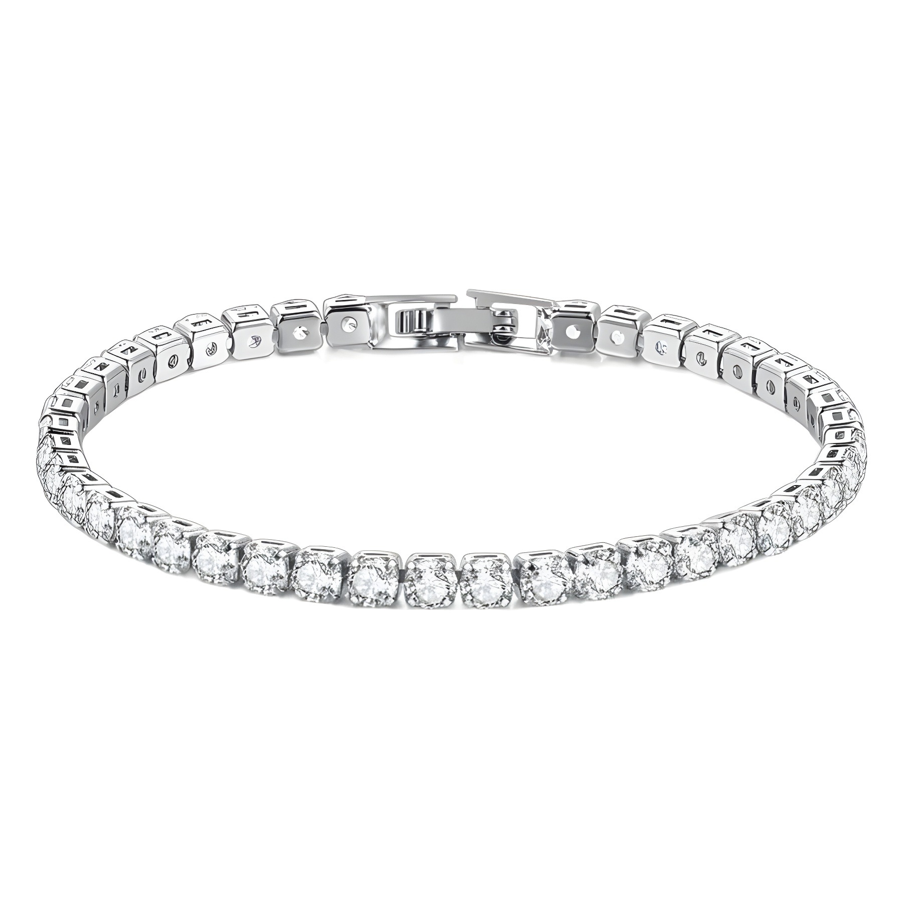 Cavigliera uomo in zircone bracciale hip hop gioiello tendenza_voghion.com