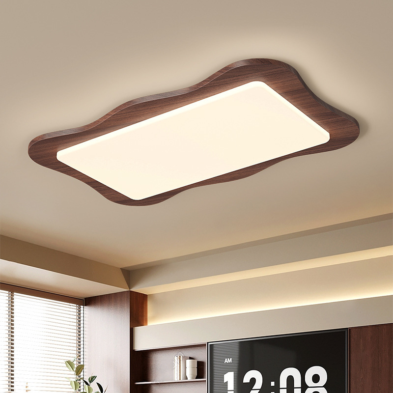 [Seleccionado] Lámpara de sala de estar de estilo antiguo, lámpara de techo, lámpara de protección ocular de dormitorio de estilo japonés retro, combinación de paquete simple avanzado