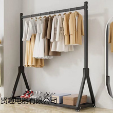 铁艺服装店展示架落地式童装衣架男女衣服店货架家用晾衣架衣帽架