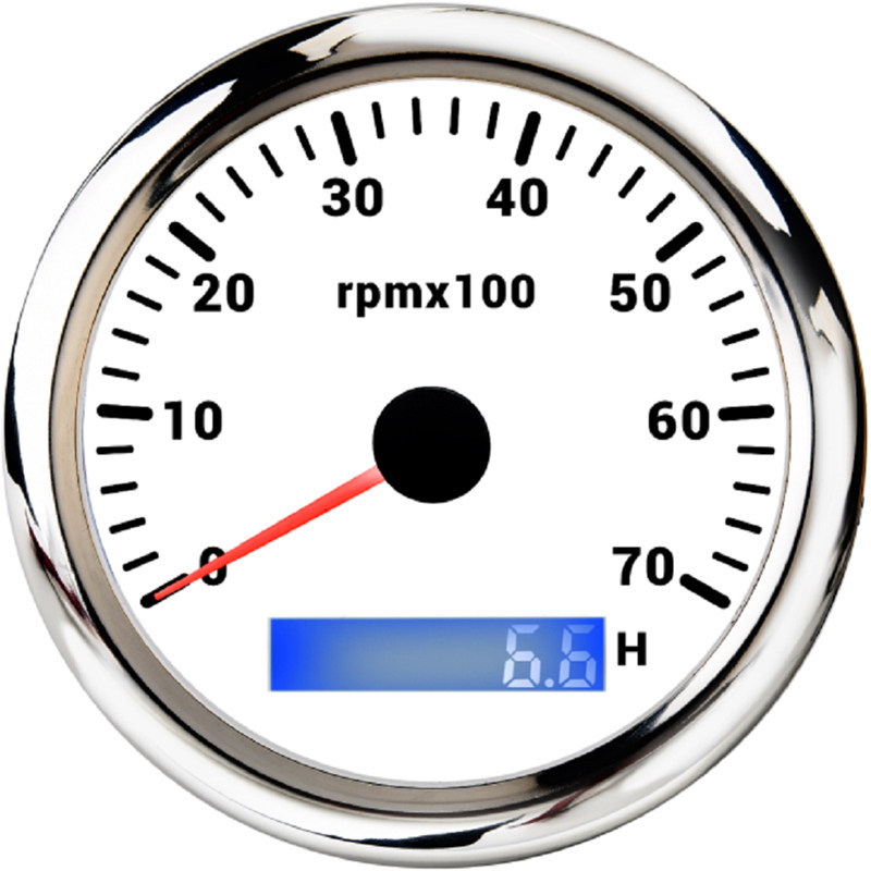 85mm car, ship, tractor engine tachometer, pointer 0-3/4/6/7/8K tachometer