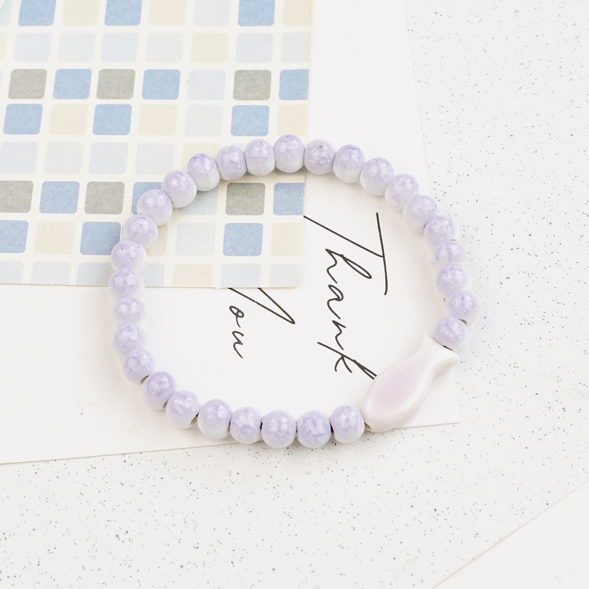 Pulsera de Cerámica para Mujer Hecho a Mano Diseño de Gato image 235