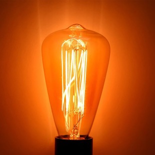 E14St4840W Edison Retro Light Bulb Tungsten Filament Bulb Decorative Light Bulb Personalized Creative Light Bulb Eu Certified