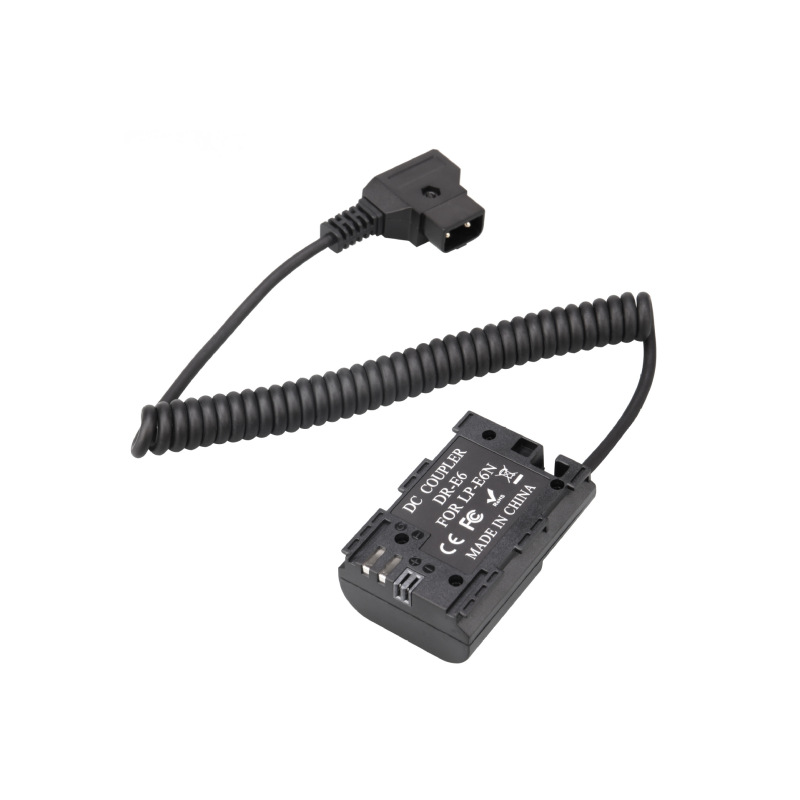 LP-E6NH fake battery R R5C R6 R7 5D4 6D2 external D-TAP V-port battery power cord LP-E6NH fake battery R R5C R6 R7 5D4 6D2 external D-TAP V-port battery power cord