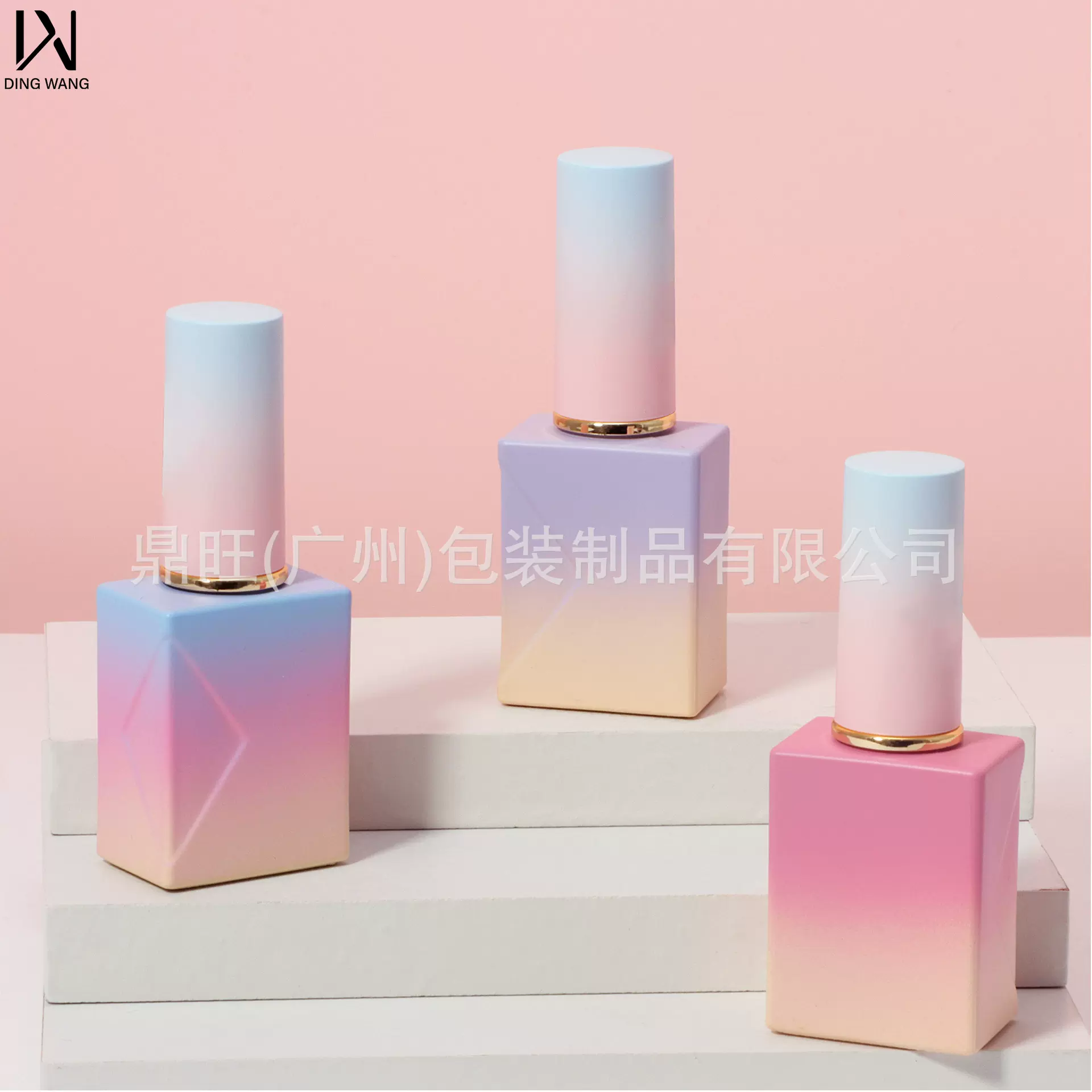 厂家直发12ML空指甲油瓶 可喷涂 电镀甲油胶玻璃瓶 定 制颜色LOGO