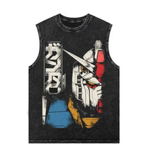ŷ�봿��New Anime Gundam Men's Tank Tops Printed Sum