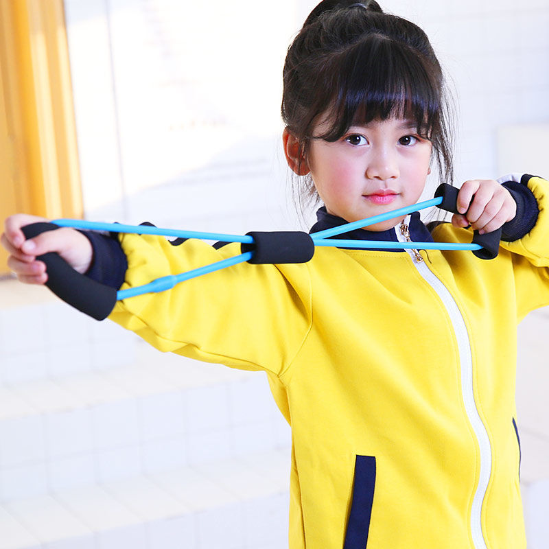 扩胸拉力器儿童幼儿园小学生家用橡胶小孩扩胸器臂力器健身器材