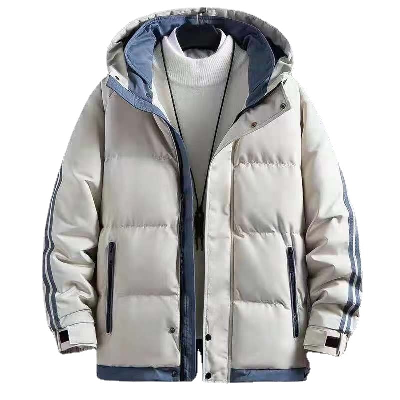 Abrigo acolchado de algodón para hombres de invierno engrosado chaqueta con capucha a prueba de frío chaqueta cálida 2021 nueva ropa casual para hombres al por mayor
