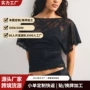 显瘦爆款腰部船型上衣