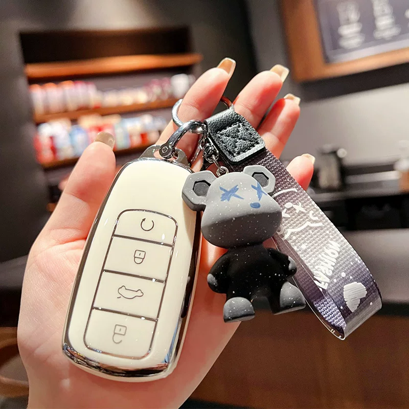 Набор ключей Chery 8Plus Haoxiang Edition All-inclusive Защита автомобиля Tiggo 8P чехол ключа TPU