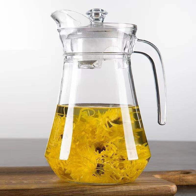vidrio grueso hervidor de agua fría transparente hervidor de agua fría gran capacidad taza de bebida hervidor de jugo hervidor de agua fría