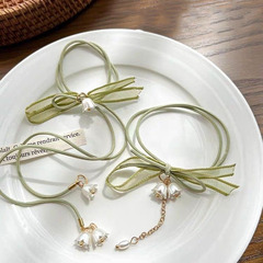 Bellflower Headband for Women, High Elasticity, Durable Hair Tie, Mori Girl Style, Fairy Beauty Hair Accessory, Simple Ponytail Hairband