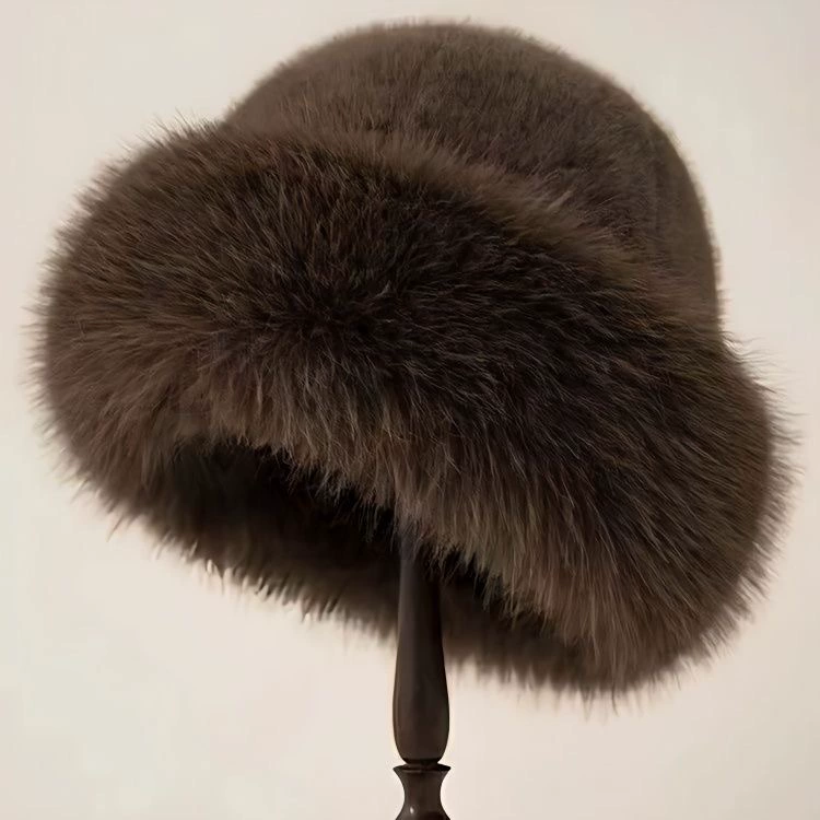 Плюшевые осень и зима утолщенная imitation wool рыбацкая шляпа монгольская шляпа западный стиль тёплая и универсальная новая зима широкополая монгольская шляпа