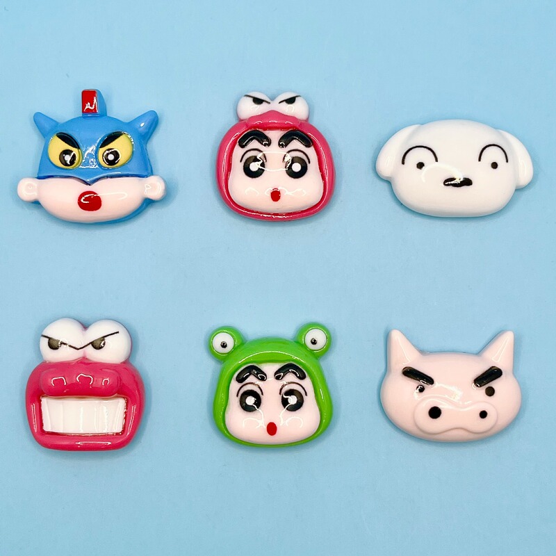 small size Funny New Style Cartoon Cream Glue Resin Small Accessories Hair Accessories Hairpin Diy Accessories Pendant