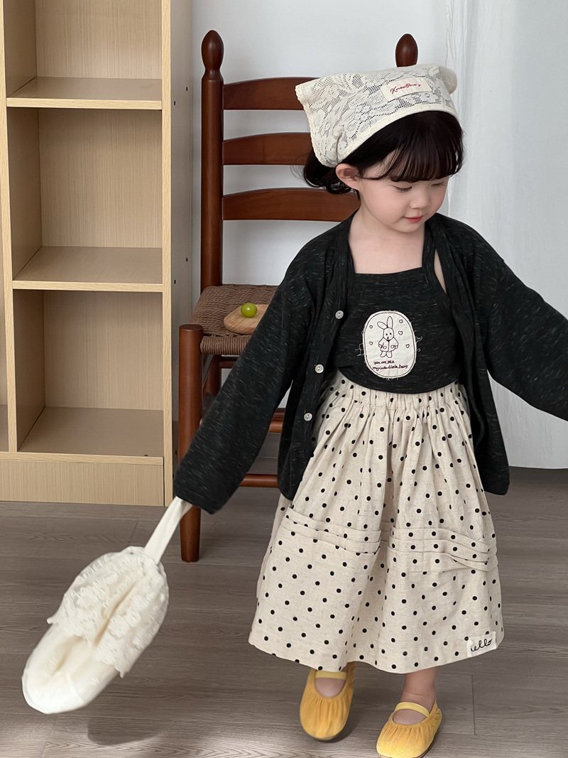 Summer knitted cartoon jacket