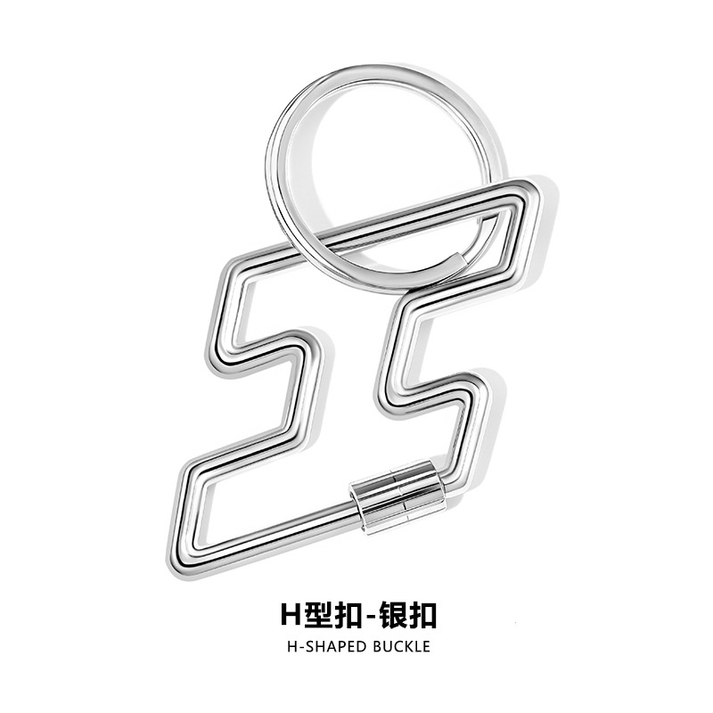 H-173 올스틸 H형 버클-실버