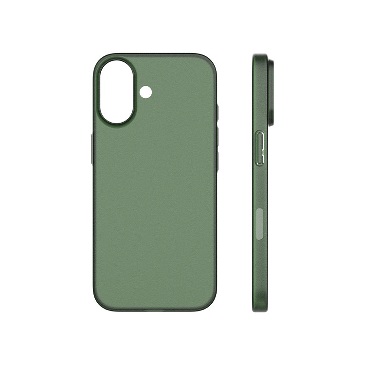泰尔斯适用跨境苹果手机壳超薄散热磨砂全包透绿色iphone17手机壳|undefined