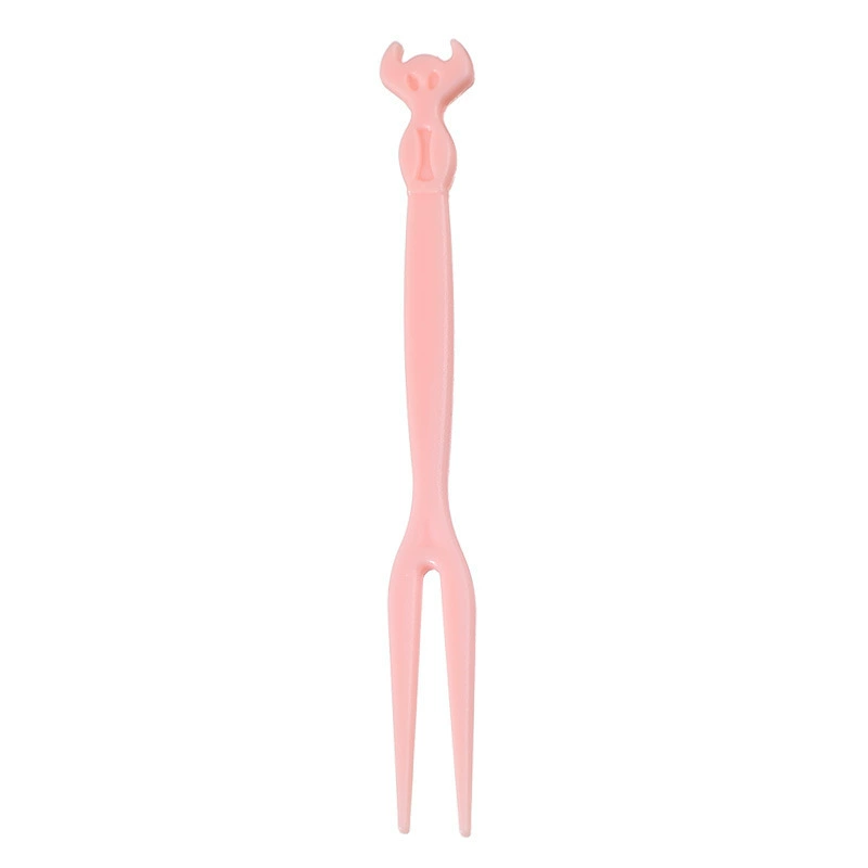 Мультяшная пластиковая многофункциональная вилка для фруктов