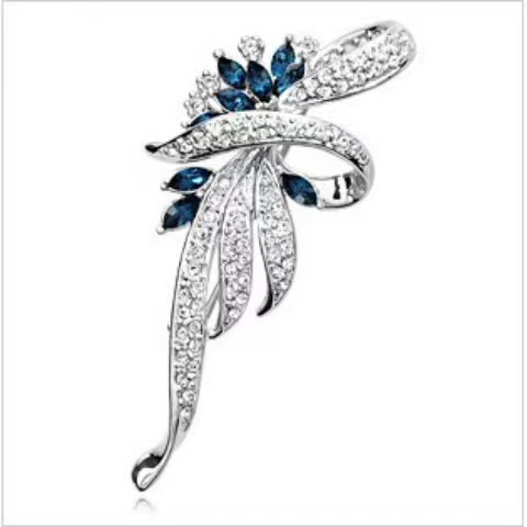Broche de luxe en cristal léger haut de gamme pour femme, simple et tendance, accessoire de mode, broche en perles en gros_voghion.com