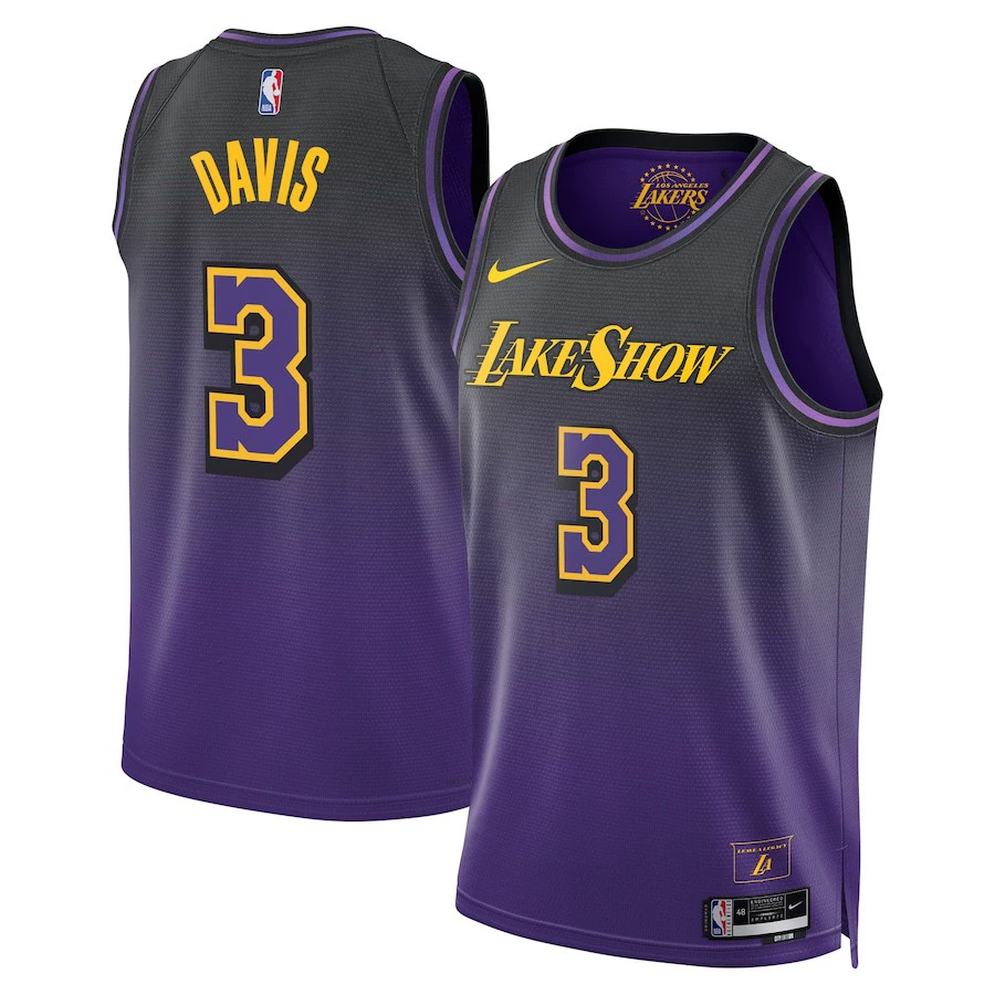 25-й сезон NBA термопечатная баскетбольная майка Lakers №77 Лука Дончич James Statement Edition