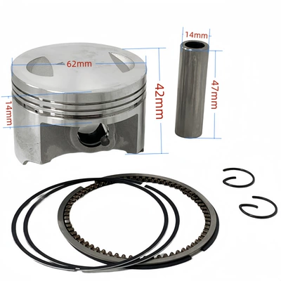62mm motorcycle parts piston Piston, piston ring, piston pin
