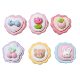 Resin accessories wholesale diy accessories handmade material water cup stickers cream glue children's hair accessories lace love strawberry