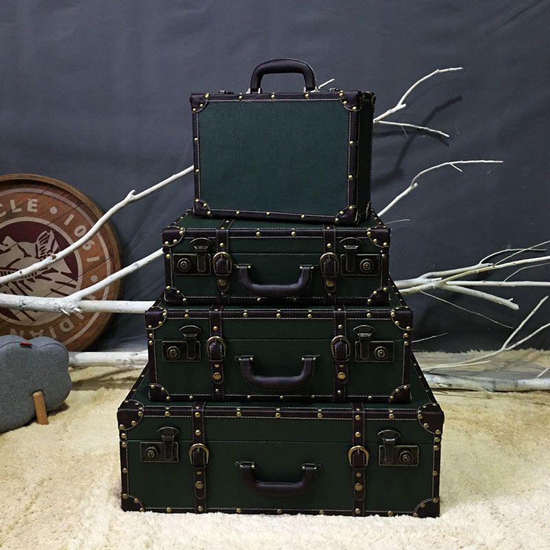 Retro Small Suitcase, Old-Fashioned Suitcase, Car-Mounted Fashionable Password Suitcase, Female and Male Students Special Price Trendy Suitcase