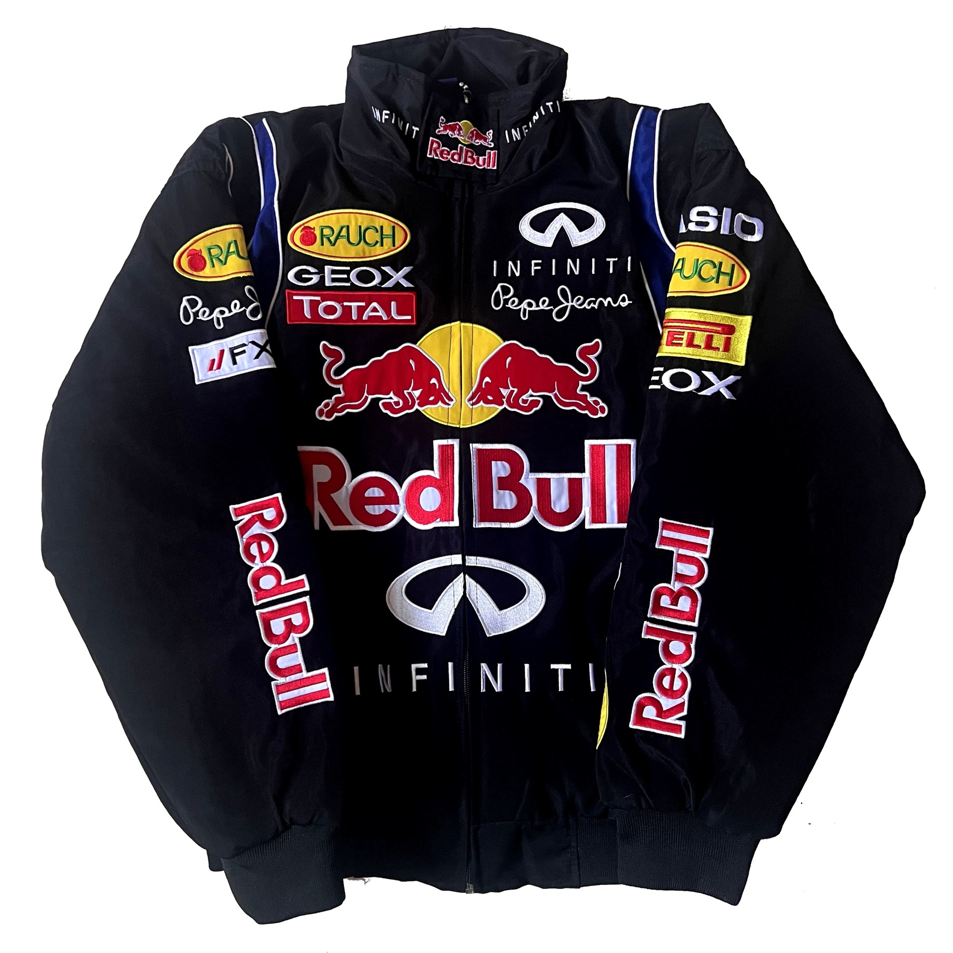F1 bordado "delgado" nuevo traje de carreras de velocidad con traje de ciclismo de manga larga chaqueta de locomotora