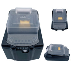 Suitable for Makita Dewalt 20V BL1830 14.4-18V Power Tools DCB200 Lithium Battery Dust Cover Protector 