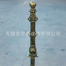 铸铁罗马立柱  广场防撞阻车路障 河道护栏链条柱子 挡车桩车止石