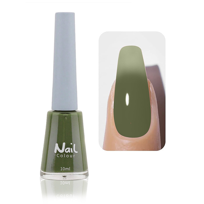 Oily non-peeling long-lasting nail polish baking-free quick-drying non-fading nude transparent nail polish wholesale