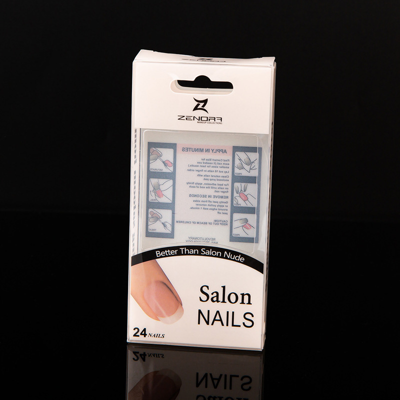 Pet Transparent Box Printing Nail Polish Beauty Products Pvc Transparent Packaging Box Custom-Made Pet Eco-Friendly Plastic Folding Box