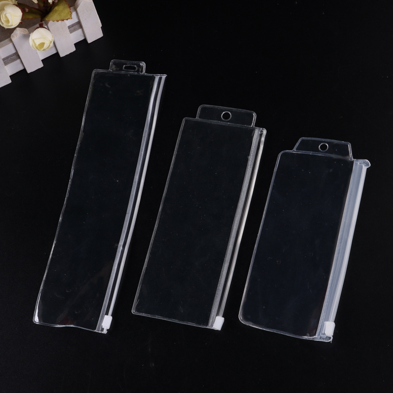 透明文件袋办公试卷袋塑料档案资料袋文具包装袋纽扣按扣袋批发