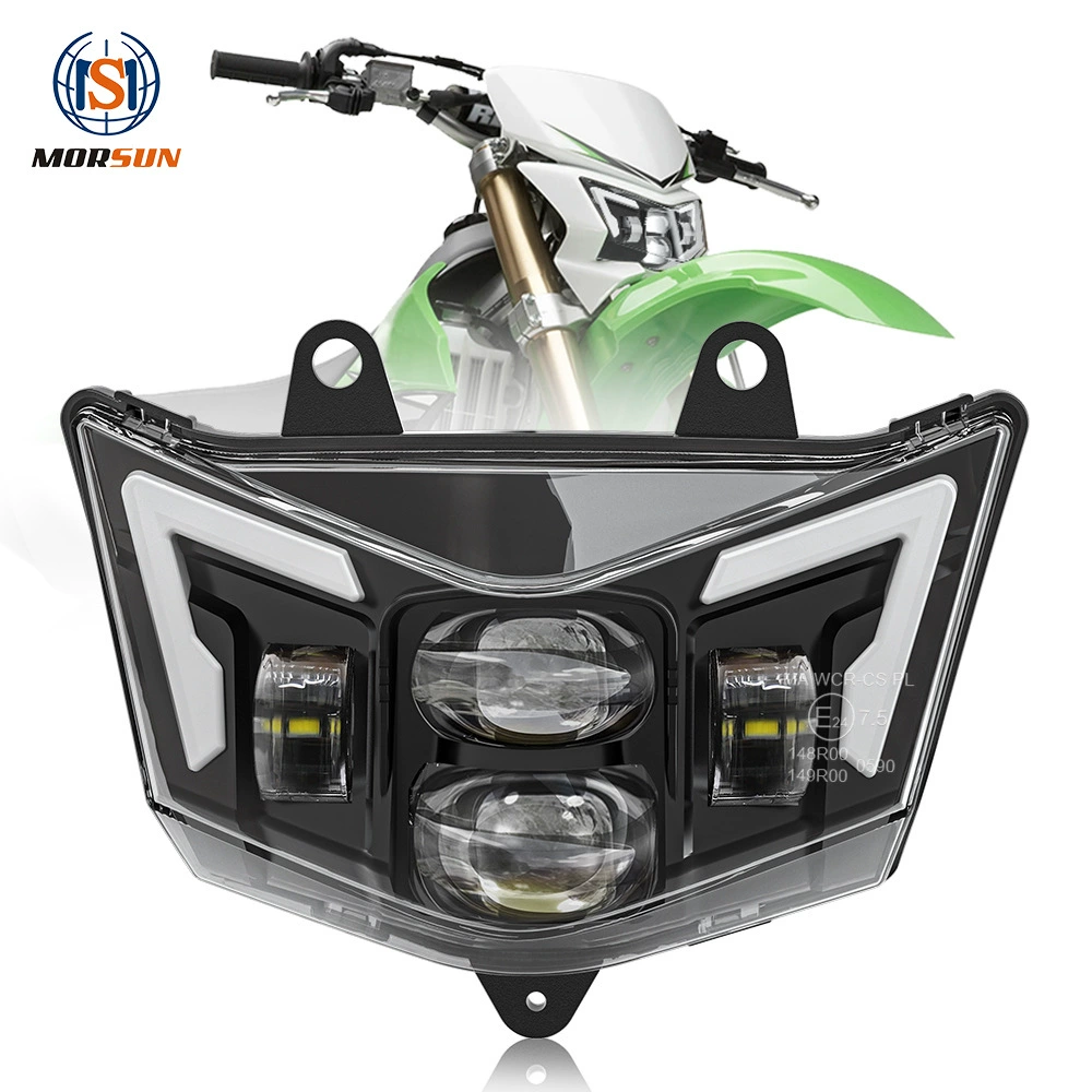 Подсветка светодиодная Moto модификация для Kawasaki KX KLR KLX внедорожные фары трансграничная поставка