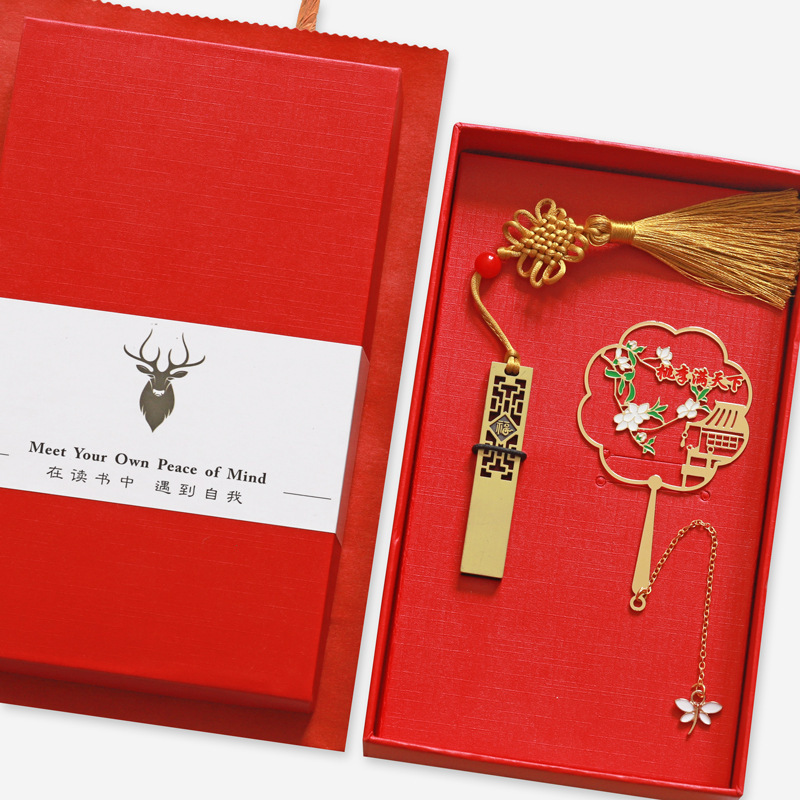 桃李满天下师恩古典中国风金属书签送老师创意文创设计教师节礼品|undefined