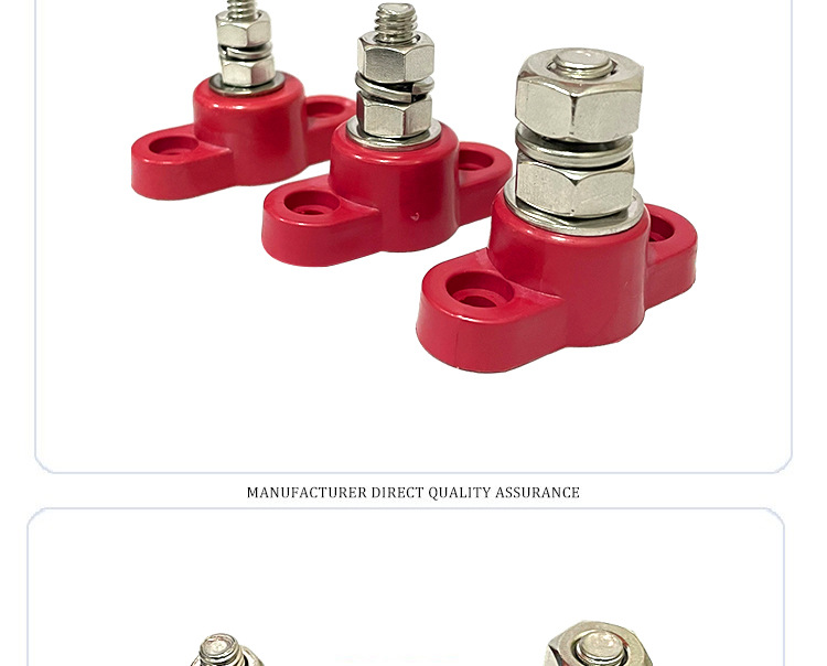 12V-48V British 5/16 3/8 single stud heavy stainless steel terminal modification universal accessories