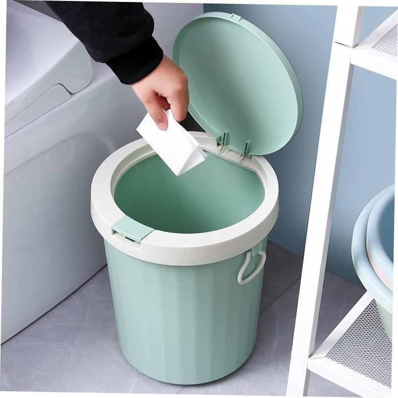 Garbage can toilet trash can kitchen Dustbin with cover bin1