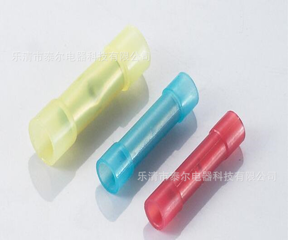 尼龙长形全绝缘接头尼龙直管接头各种线束配件 BNYF BNY接线端子