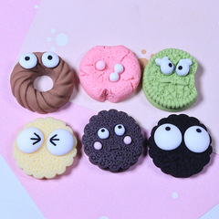 Cartoon Food Toy Cookie Resin Accessory DIY Cream Adhesive Phone Case Hair Clip Headband Cup Sticker Decor