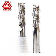 铝用粗皮铣刀直柄波刃硬质合金三刃铝用粗铣刀厂家现货粗皮刀