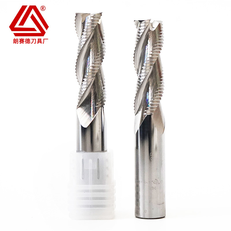 铝用粗皮铣刀直柄波刃硬质合金三刃铝用粗铣刀厂家现货粗皮刀