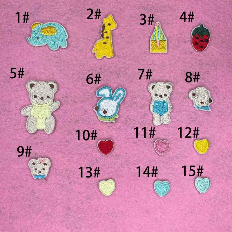 刺绣电脑绣花章 魔术贴 绣花徽章布贴  服装自粘补丁贴