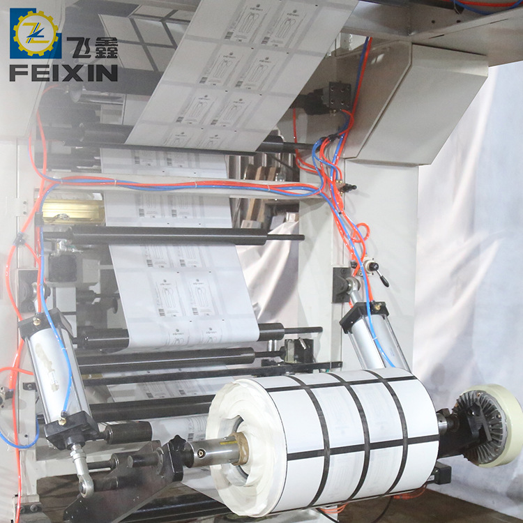 卫星式柔版印刷机 卷筒纸 六色柔性版印刷设备 森创印刷机械现货