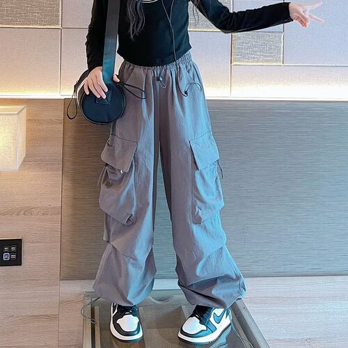 Girls' Pants Spring and Autumn Style Trendy Kids' Work Pants Fall Streetwear Autumn Kids' Sport Pants Fashion