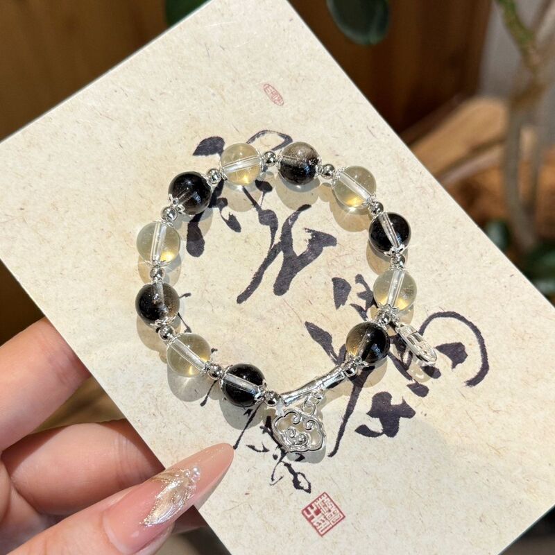 新中式如意平安锁仿和田玉手串复古手串批发小众设计母亲节礼物|undefined