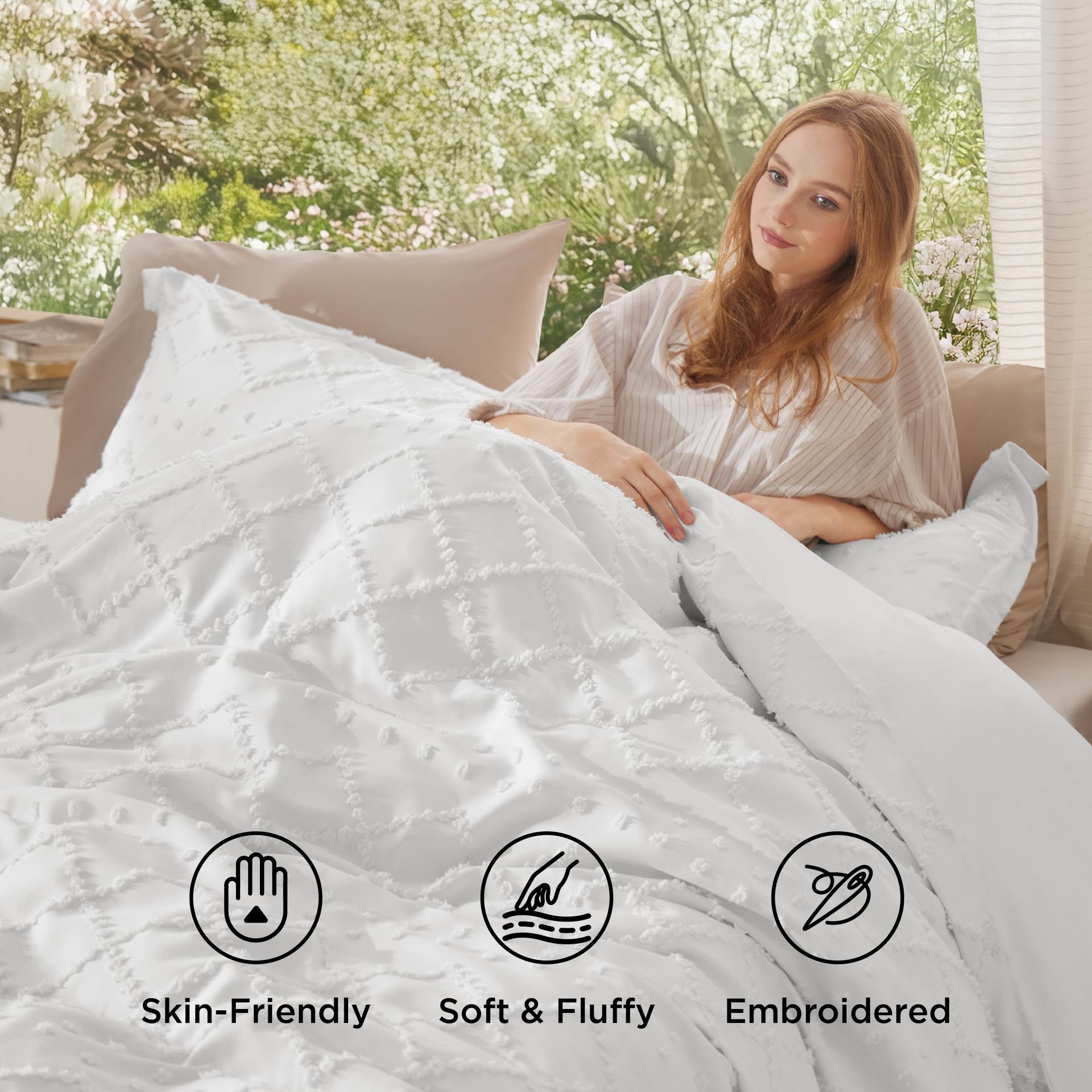 01 - White (No Comforter) Cal