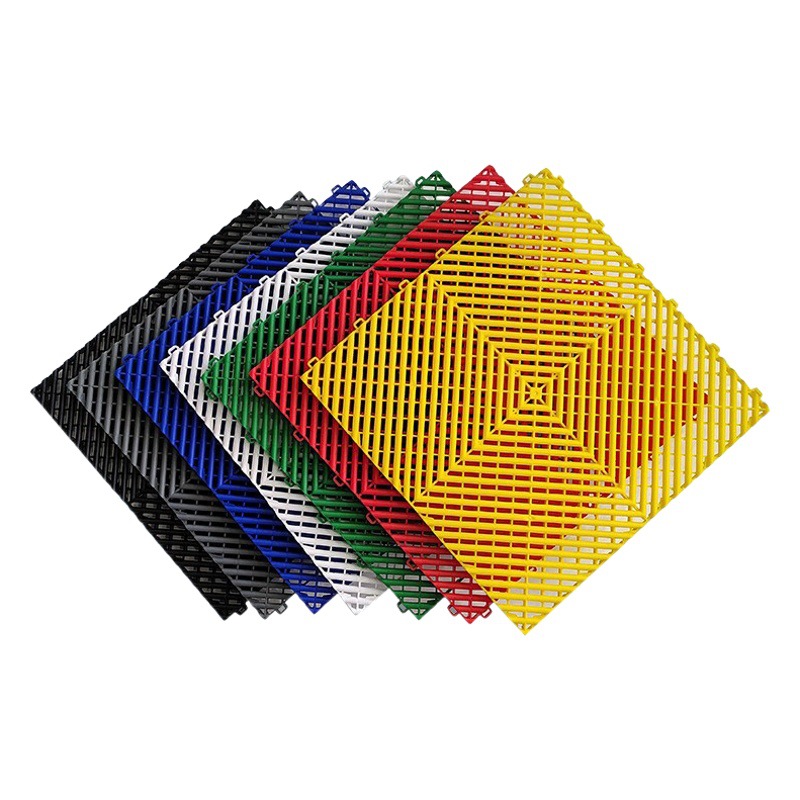 1,8 cm espalda en forma de coche sala de lavado empalme piso rejilla placa coche patio de lavado ranura libre de plástico placa base partición