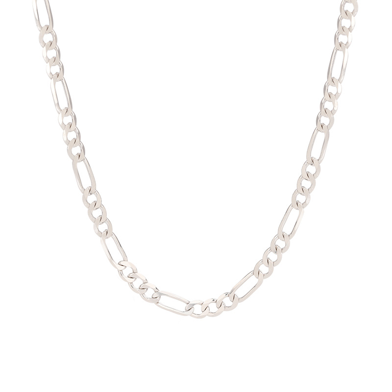 5mm coches de 3 a 1 collar hombre 925 plata esterlina moda europea y americana hip hop transfronteriza alta sensación cadena clavícula mujer