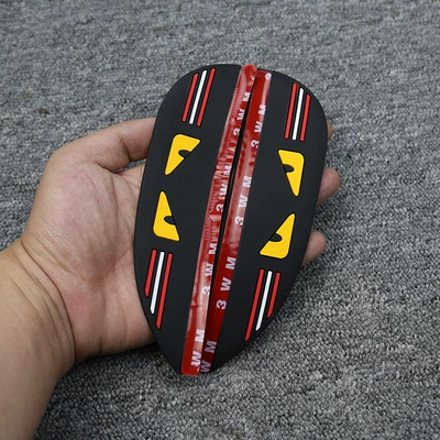 Car Rearview Mirror Rain Shield, Rain Visor, Rearview Mirror Rain Cover, Universal Rearview Mirror Rain Protection Accessories (Rearview mirror rainproof sticker) - black-cat-eye-pair