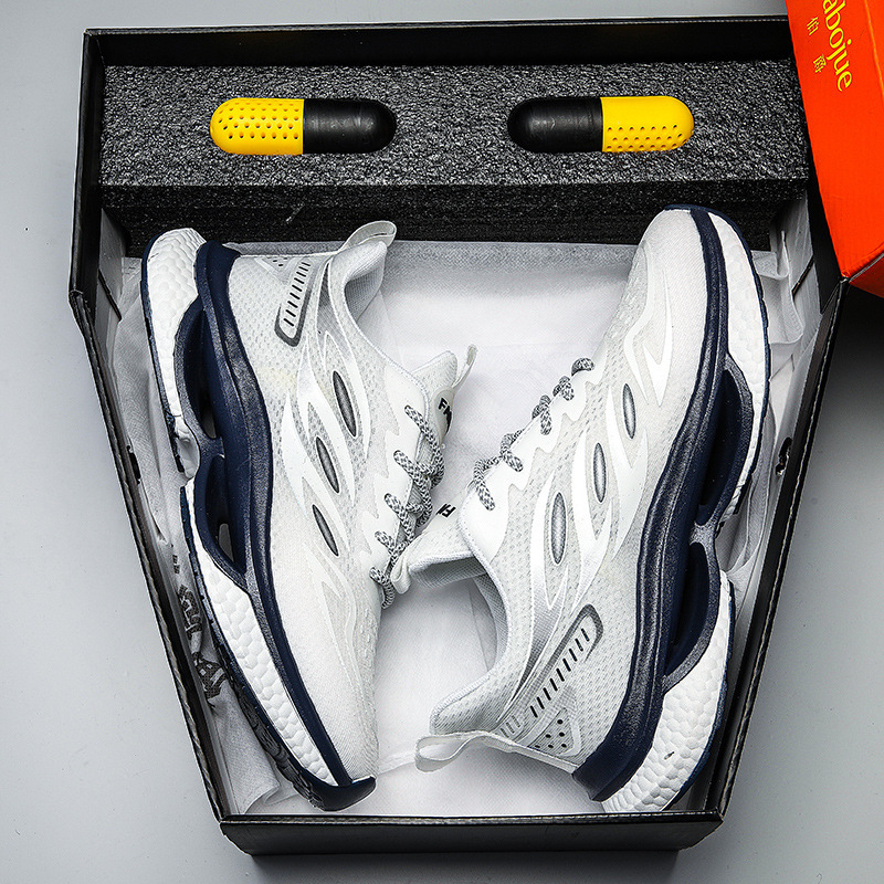 Scarpe da running uomo traspiranti in seta ghiaccio comode_voghion.com